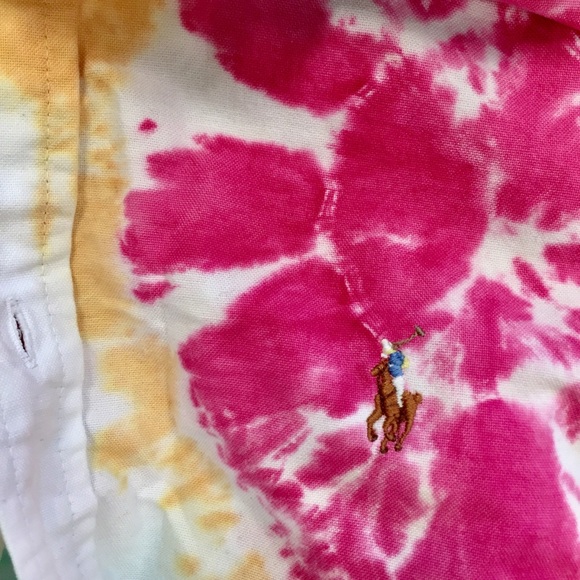 POLO sz 4 Tie-dye “big shirt” in thick cotton NWOT - Picture 4 of 11